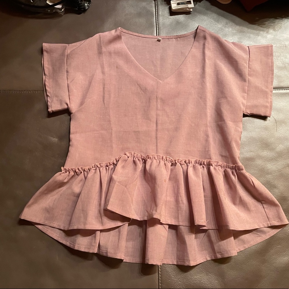 Shein pink top